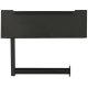 Toilet Paper Holder with Shelf and Tissue Storage, Black