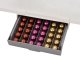 Hanging Nespresso Coffee Capsule Organizer, 30 Capsules, Pull-out, White/Grey