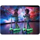 Детский трехколесный самокат Ricokids Glow 3в1 с LED колесами, бирюзовый