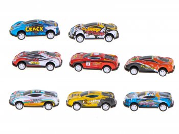 Bērnu Metāla Rotaļu Automašīnu Komplekts 8 gab. | Kids Metal Toy Cars Set