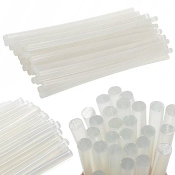 Hot Melt Glue Sticks 11mm x 300mm, Transparent, 36 pcs (1kg)