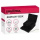 Элегантная шкатулка для украшений Soulima 22262 с ключом, черная