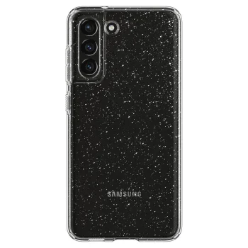 Samsung Galaxy S21 FE 5G (SM-G990B/DS) Spigen Liquid Glitter Crystal TPU Case Cover, Transparent | Чехол Кейс...