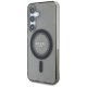 Чехол Guess Rhinestones Classic Logo MagSafe для Samsung Galaxy S25, черный