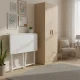 Saliekams datorgalds Modernhome, 80x45 cm, balts