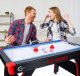 Liels gaisa hokeja spēļu galds ar LED gaismu, 137x74x90cm | Board Game Air Hockey Table