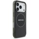 AMG divkārtējais caurspīdīgais smocked MagSafe maciņš iPhone 17 Pro tālrunim – melns | Phone Case Cover