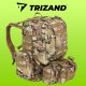 Trizand HQ militārā stila mugursoma 45L + 3.5L, kamuflāža