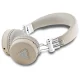 Беспроводные накладные наушники Guess GUBH70PGTSPSE ENC Bluetooth 5.3, бежевые