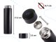 Bakalu Smart LED Vacuum Flask 500ml, Black