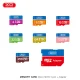 XO 128 GB microSDXC atmiņas karte Class 10 UHS-I + SD adapteris, rozā