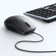 Ugreen 90789 vadu optiskā pele, 1200 DPI, USB, 1.5 m, melna