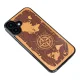 Koka korpuss iPhone 16 Plus MERBAU WINDOW ROSE no masīvkoka | Bewood Wooden Case for