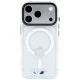 Чехол BMW M IML Glossy Metal Logo & Trims MagSafe для iPhone 17 Pro / 18 Pro, прозрачный