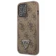 Чехол Guess 4G Triangle Logo Cardslot для iPhone 13 / 13 Pro - Коричневый