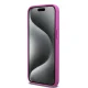Чехол DKNY для iPhone 15 Pro Max Leather Monogram Pattern MagSafe, розовый