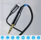Audio kabelis Choetech AUX009 Lightning uz 3.5 mm mini jack, 2 m, melns
