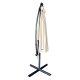 LUARO liels dārza saulessargs ar sānu balstu 290cm, smilškrāsas