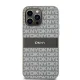 DKNY iPhone 14 Pro Max vāciņš Leather Mono Stripe & Metal Logo, bēšs