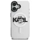 Чехол Karl Lagerfeld для iPhone 17 IML Choupette Sketch Logo MagSafe, прозрачный