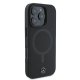 Apple iPhone 16 Pro Max 6.9\" Mercedes Smooth Leather MagSafe Case Cover, Black | Telefona Maciņš Vāks Apvalks...