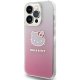 Hello Kitty iPhone 15 Pro Max vāciņš IML Gradient Electrop Kitty Head, rozā