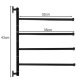 Black Loft Style Bathroom Towel Rack Ruhhy 24474