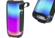Беспроводная Bluetooth колонка с RGB подсветкой и FM-радио, черная