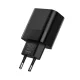 Сетевое зарядное устройство Tech-Protect C30W USB-C PD 30W / USB-A QC 3.0, Черное