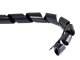 Maclean kabeļu organizators spirāle (5-6mm), 3m, melns