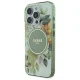 Guess IML Flower & Tonal Circle MagSafe Case for iPhone 16 Pro, Green