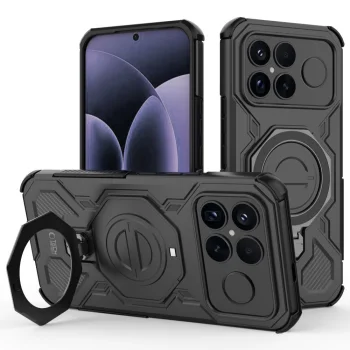 Vāciņš Tech-Protect TacticStand MagSafe Xiaomi Poco F8 Ultra, melns