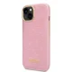 Чехол Guess Croco Collection для iPhone 14 Plus / 15 Plus - розовый