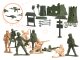 Militārās bāzes un karavīru figūriņu rotaļu komplekts, 114 gab.