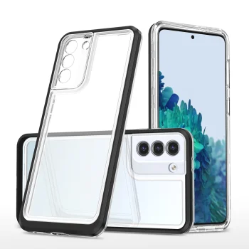 Hybrid Armor Clear 3in1 vāciņš Samsung Galaxy S23 Melns