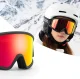 Qunature Ski Goggles for Adults, Black