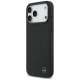 Mercedes iPhone 17 Pro Max vāciņš Leather Large Laurel Leave MagSafe, melns