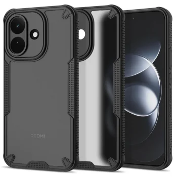 Tech-Protect Rugged Shield vāciņš Xiaomi Redmi Note 17 Pro 5G, Matte Black