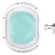 Elegante 6028 kosmētiskā lampa ar lupu, 60 LED SMD, 5D, stiprināma pie galda