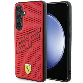Ferrari Samsung Galaxy S24 vāciņš Big SF Perforated, sarkans