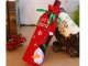 Christmas Bottle Cover Snowman, Red
