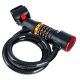 Gotel L47H Combination Bike Lock with Built-in Light, 1.1m