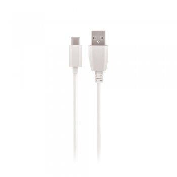 Maxlife USB to USB Type C Data Charging Cable, 2A, 3m, White | Lādētājvads Datu Pārraides Kabelis