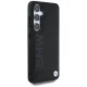 BMW Leather Big Wordmark Case for Samsung Galaxy S25+ - Black