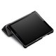 Huawei MediaPad M5 Lite 8 Litchi Skin PU Leather Tri-fold Stand Tablet Case Cover - Black | Vāks apvalks pārvalks