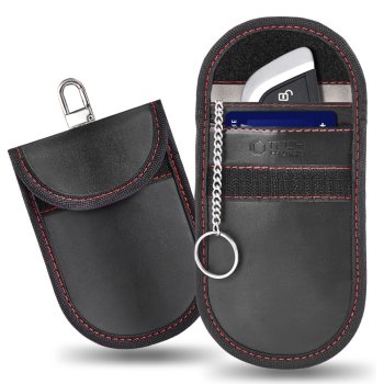 Чехол для ключей автомобиля Tech-Protect KLR100 RFID Черный/Красный
