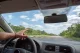 Широкоугольное автомобильное зеркало заднего вида на присоске...