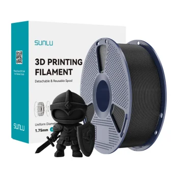 Нить для 3D-принтера Sunlu PLA+ 1.75мм, черная