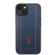 Apple iPhone 14 Plus 6.7\'\' US Polo Leather Stitch Case Cover (USHCP14MPFAV), Navy