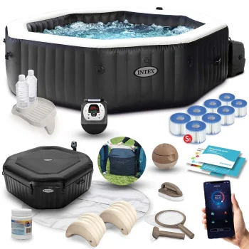 Intex 28458-Z piepūšamais SPA baseins ar hidromasāžu, 4 personām